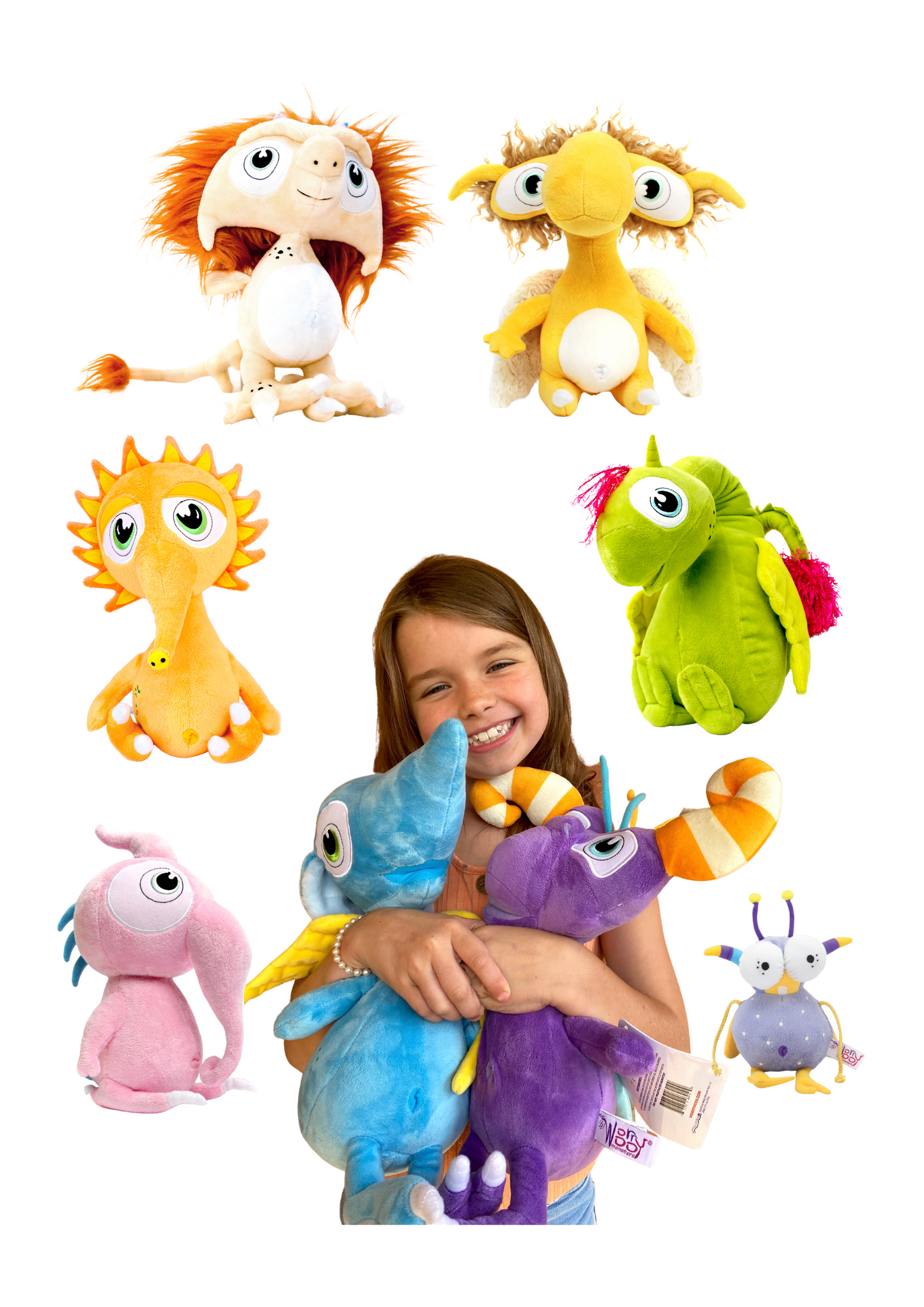 WorryWoo Plush Set
