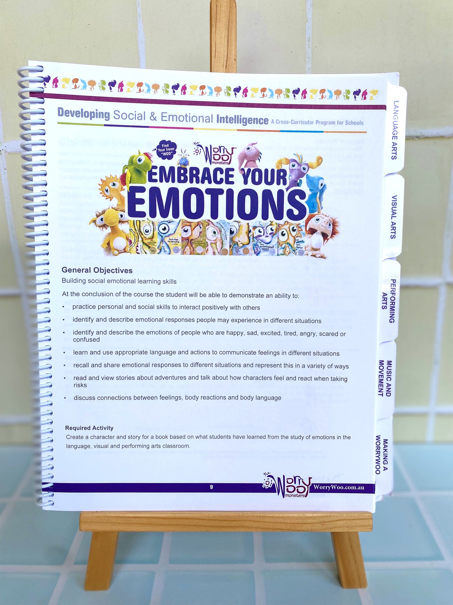 WorryWoo Developing Emotional Intelligence Curriculum Book