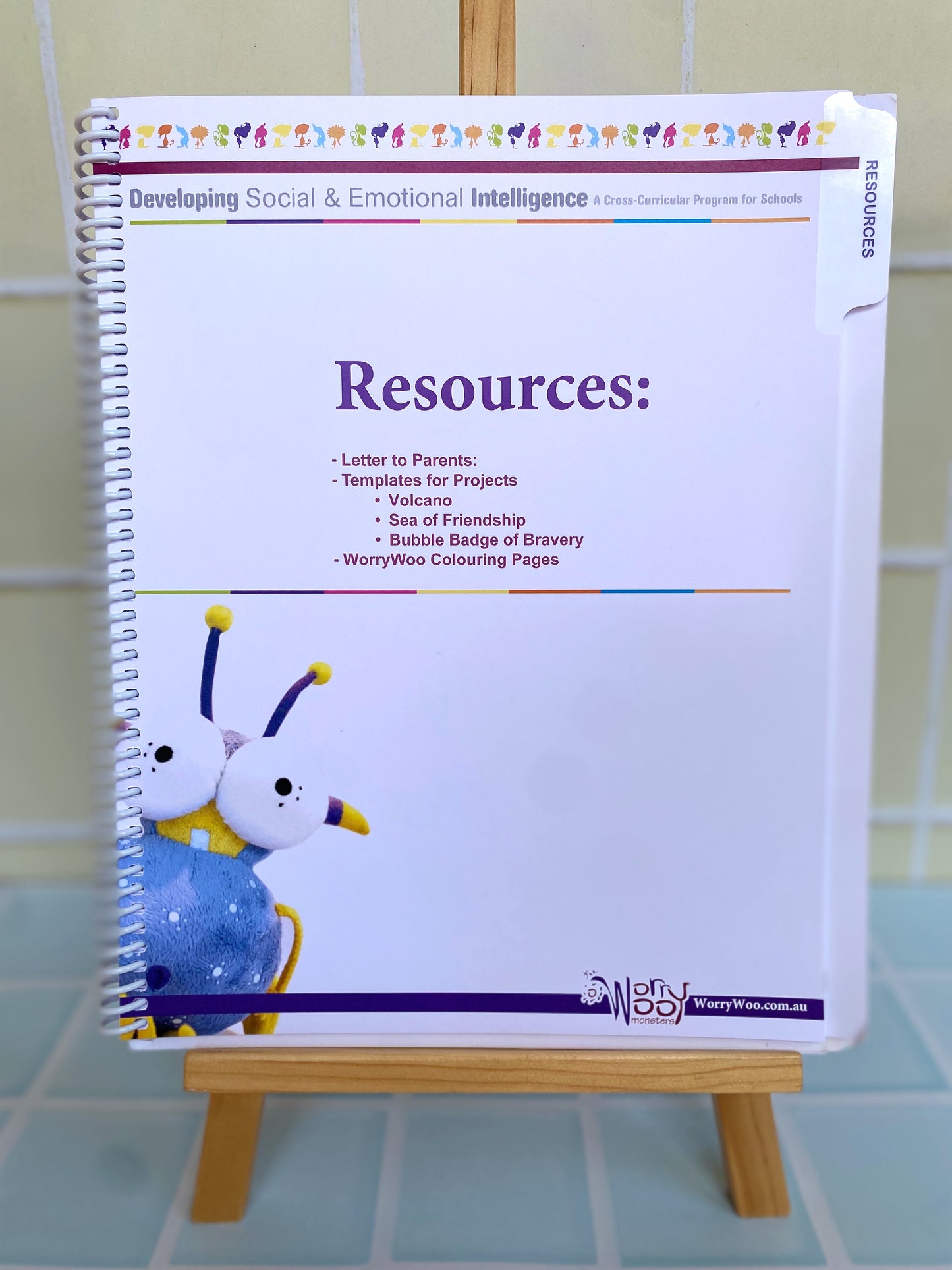 WorryWoo Developing Emotional Intelligence Curriculum Book