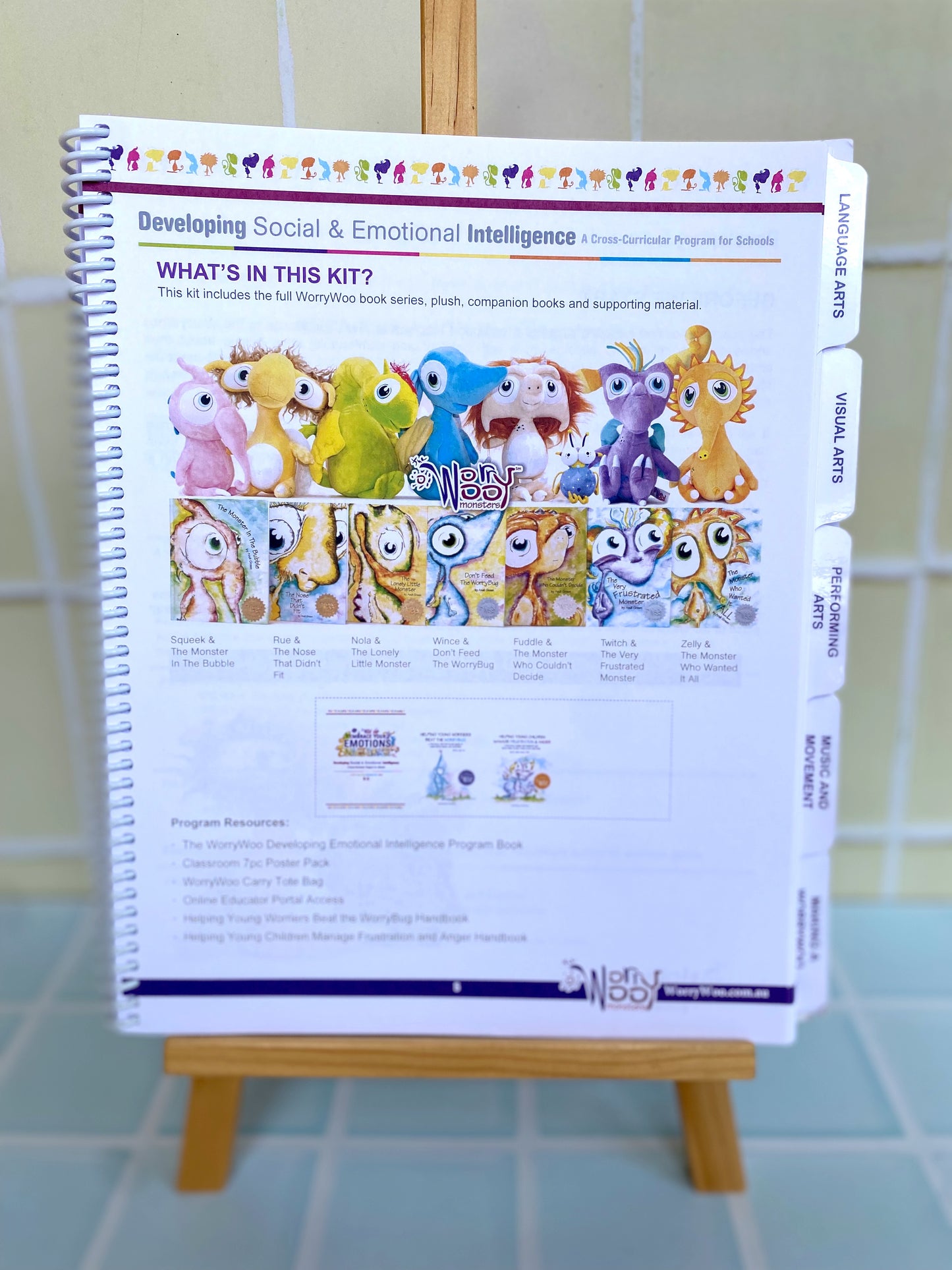 WorryWoo Developing Emotional Intelligence Curriculum Book