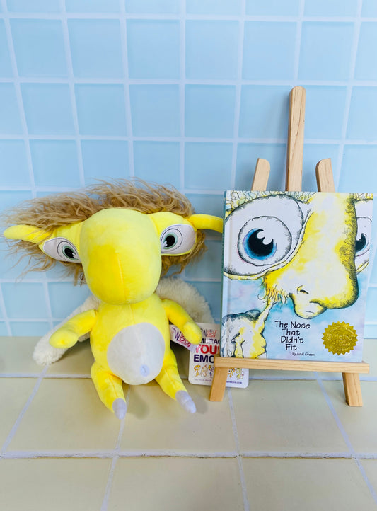 Rue The Monster Of Insecurity Hardcover Book and Plush Set