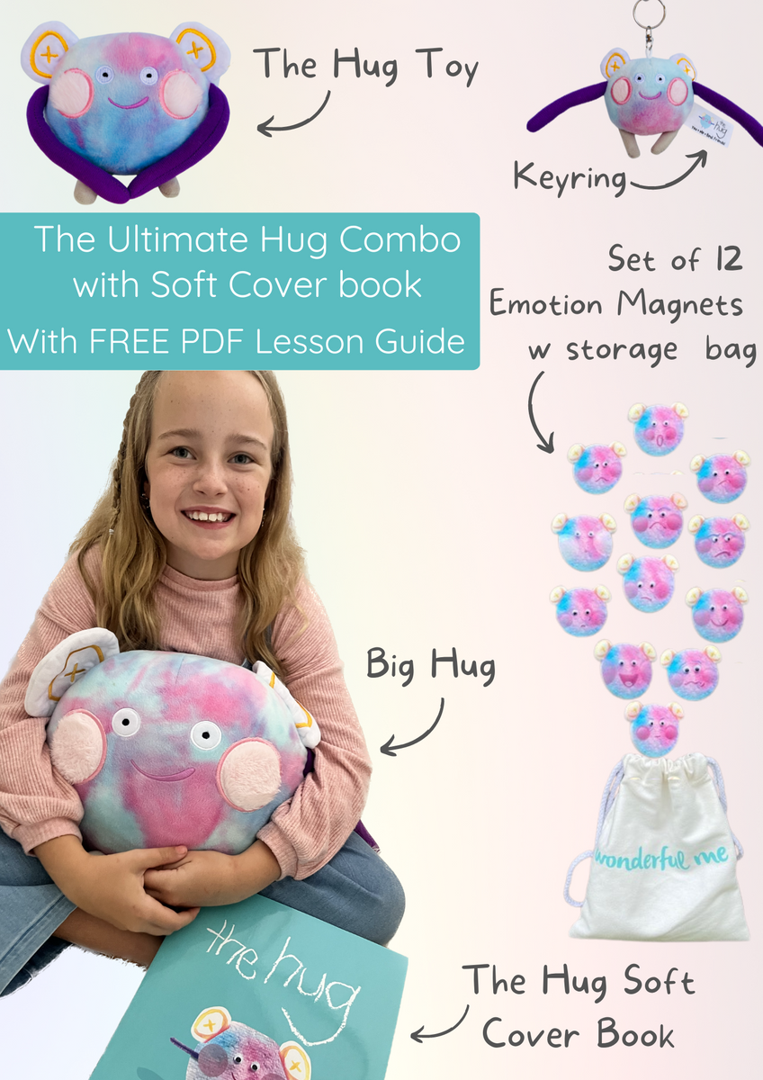 The Ultimate Hug Bundle with The Hug Soft Cover Book – wonderfulme.com.au