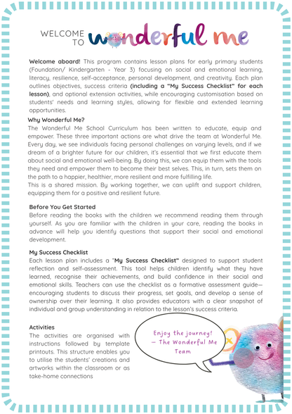 K–3 Social Emotional Learning Curriculum Digital PDF
