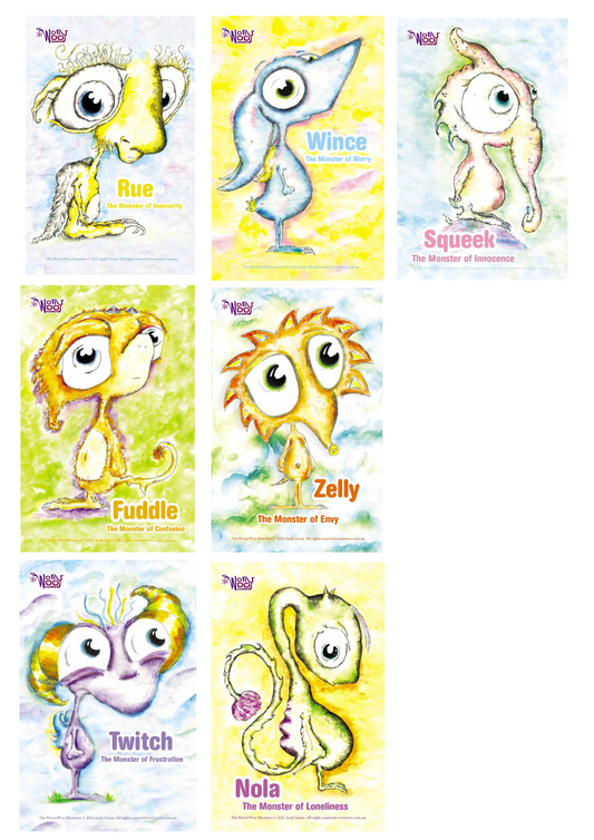 WorryWoos Discussion Poster Set
