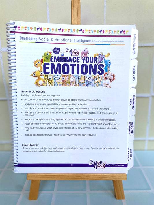 WorryWoo Developing Emotional Intelligence Curriculum Book