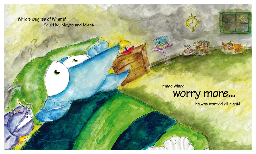 Wince the WorryWoo. Don't Feed the worry bug. Helping children in the areas of worry and anxiety. 