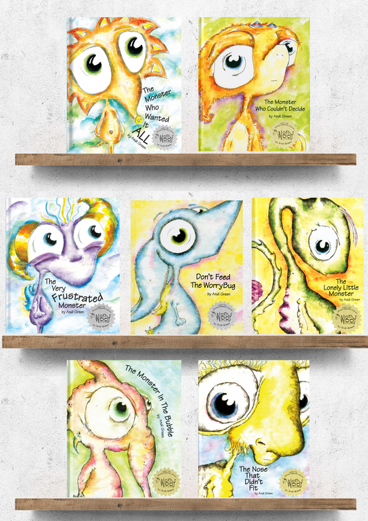 WorryWoos Hardcover Children's Book Set