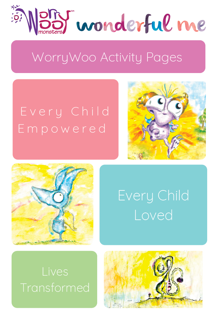 FREE WorryWoo Activity Pages PDF