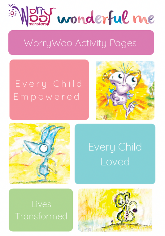 FREE WorryWoo Activity Pages PDF