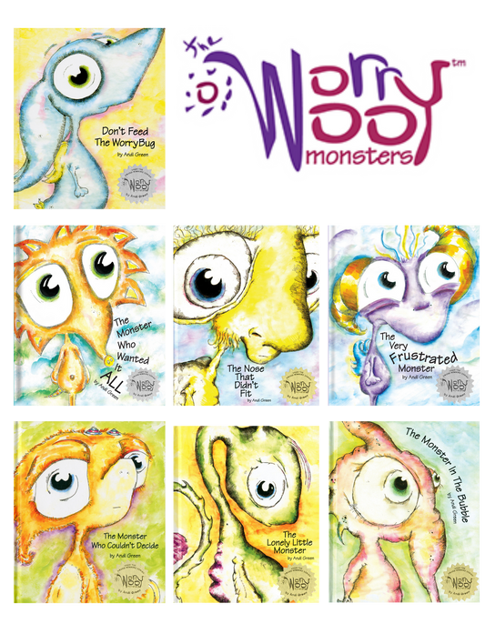 WorryWoos Hardcover Children's Book Set