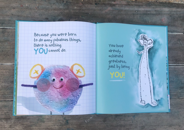 The Hug Hardcover Book helps grow self worth for kids. 