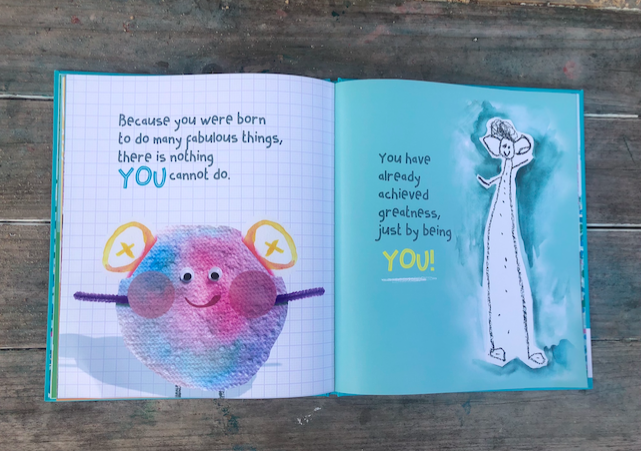 The Hug hardcover book encourage children to love who they are. 
