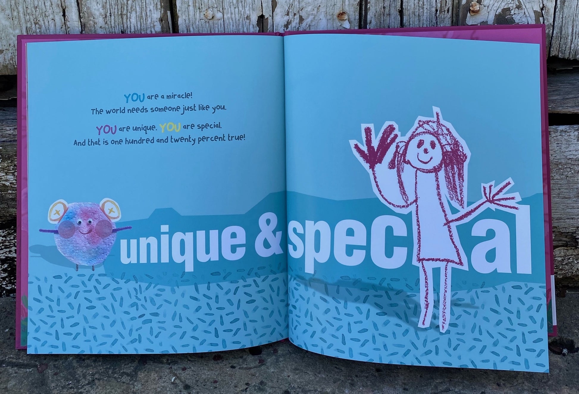 You Were Once the size of a plum talks about the pregnancy journey and compares the baby in the belly to different sized fruits and vegetables.