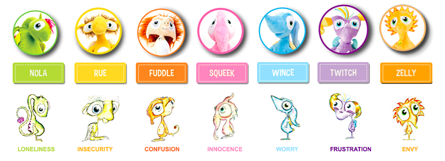 WorryWoo Plush Set